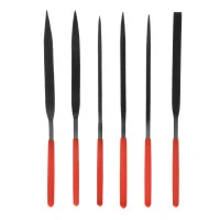 Набор надфилей, 160 х 4 мм, 6 шт, обрезиненные рукоятки Matrix