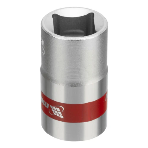 Головка торцевая, 16 мм, шестигранная, CrV, под квадрат 1/2, хромированная Matrix