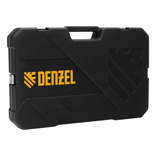 Набор инструментов, 1/2", 3/8", 1/4", CrV, S2, пластиковый кейс, 232 предмета Denzel