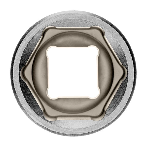 Головка торцевая, 23 мм, шестигранная, CrV, под квадрат 1/2 Stels