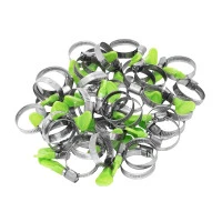 Хомуты металлические элемент крепления с формой ключа 20-35 мм, 50 штук в упаковке Сибртех