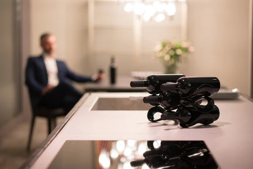 Подставка для бутылок cuvee, черная