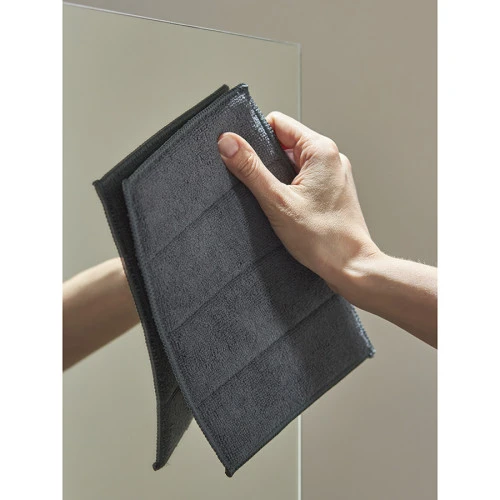 Набор салфеток-губок двухсторонних из микрофибры cozy clean, темно-серые, 2 шт.