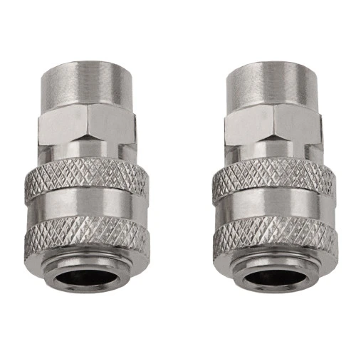 Муфта универсальная быстросъемная ("мама") 3/8, внутренняя резьба, 2 шт, Stels