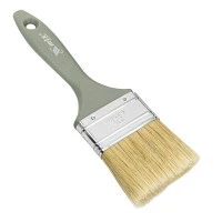 Кисть плоская "Евро" 2.5", натуральная щетина, пластмассовая ручка MTX