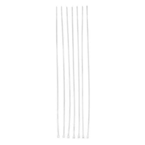 Хомуты, 370 x 3.6 мм, пластиковые, белые, 100 шт Сибртех