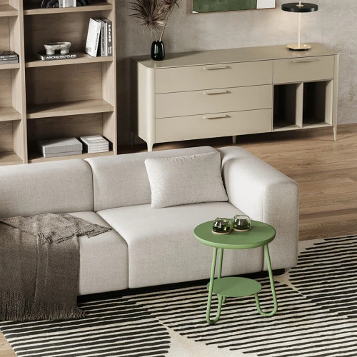 Столик stian, D50 см, зеленый