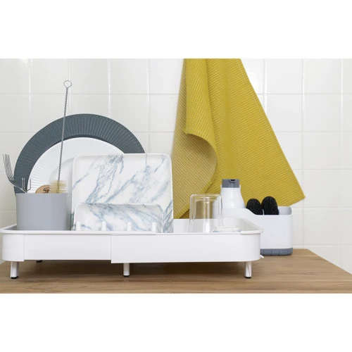 Сушилка для посуды jarl, 41,2x11,5x36,5 см, белая