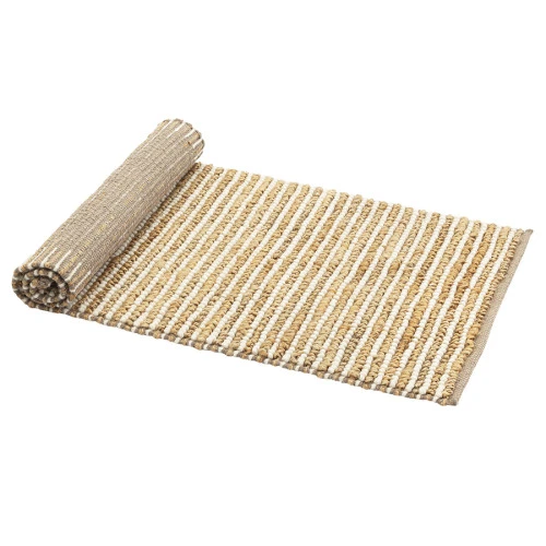 Ковер из джута и шерсти delhi из коллекции ethnic, 70x160см