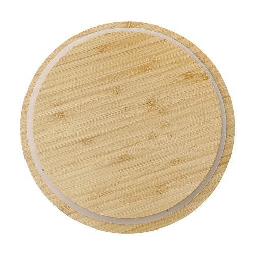 Чаша стеклянная с бамбуковой крышкой harmy, 2 л