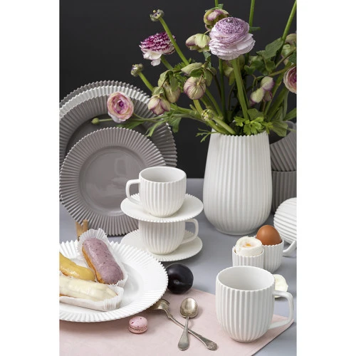 Набор из двух кружек белого цвета из коллекции edge, 400 мл