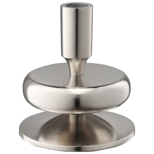 Подсвечник stone, 13 см, серебристый