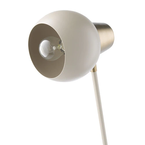 Лампа настольная rond, D18х60 см, бежевая