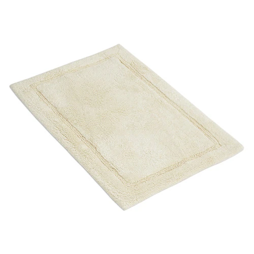 Коврик для ванной из хлопка ворсовый кремового цвета из коллекции essential, 50х80 см