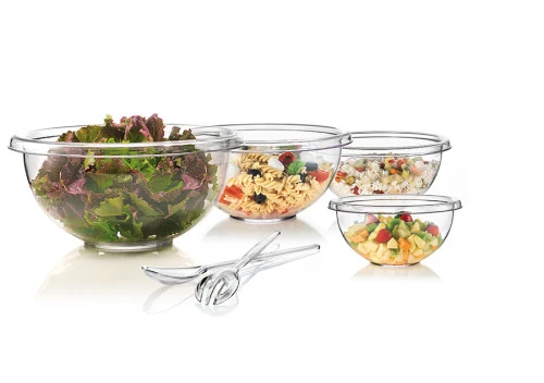 Миска для салата happy hour, 750 мл, прозрачная