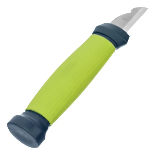 Нож монтажника с чехлом (заточка справа) обрезиненная рукоятка, 154 мм, лезвие 31 мм Сибртех