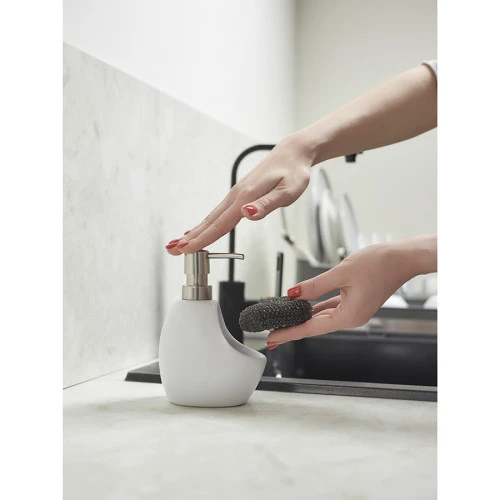 Диспенсер для мыла lystad, 460 мл, белый