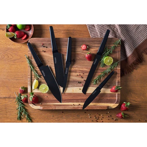 Нож Сантоку carbon, 18 см