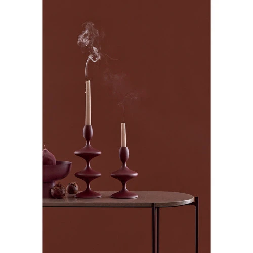 Подсвечник vivlend, 29 см,  винный