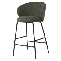 Стул полубарный comfy, рогожка, шпинат