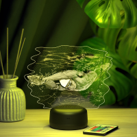 3D светильник  Светильник "Пловец #2"