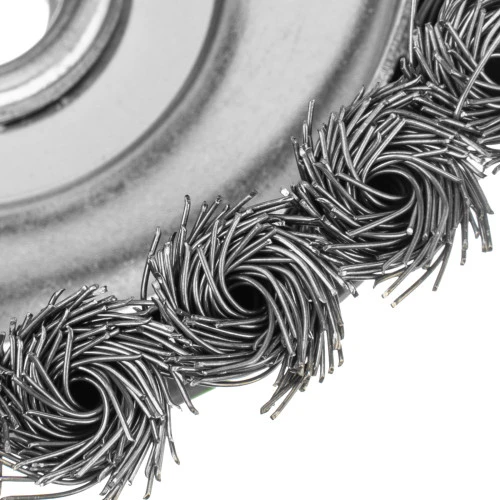 Щетка для УШМ, 125 мм, М14, "чашка", крученая металлическая проволока Сибртех