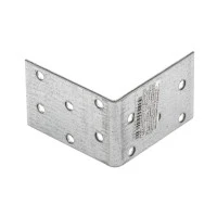 Крепежный уголок равносторонний 2 мм, KUR 60 x 60 x 40 мм Сибртех