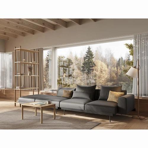 Столик кофейный saga, 50х70 см, ясень