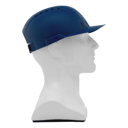 Каскетка защитная "Стиль", пластиковая, синяя Сибртех
