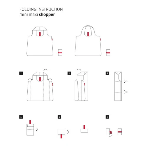 Сумка складная mini maxi shopper magenta dots