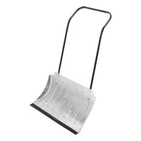 Движок для уборки снега алюминиевый, 750 х 420 х 1120 мм, усиленный, стальная рукоятка, Сибртех