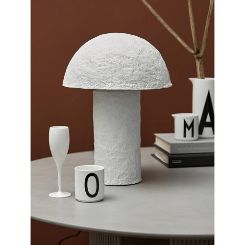 Лампа настольная texture sleek, D32x42 см, белая