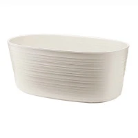 Кашпо для комнатных растений малое tierra, молочное