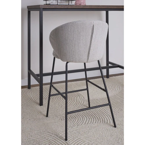 Стул полубарный comfy, рогожка, топленое молоко