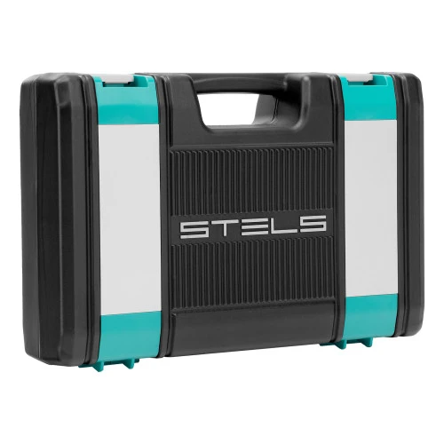 Набор инструментов, 1/2", 1/4", CrV, пластиковый кейс 76 предметов Stels