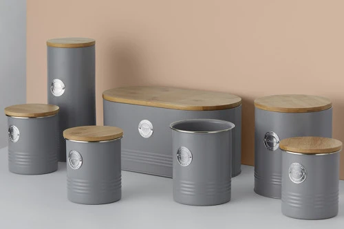 Емкость для хранения пасты living серая 2,5 л