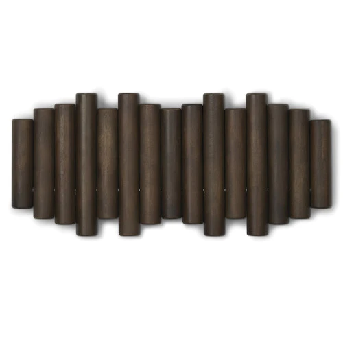 Вешалка настенная picket, 5 крючков, состаренный орех