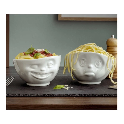 Чаша winking, 500 мл, белая/желтая