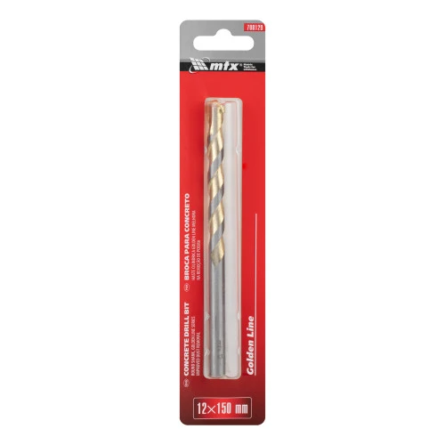 Сверло по бетону Golden Line, 12 х 150 мм цилиндрический хвостовик MTX