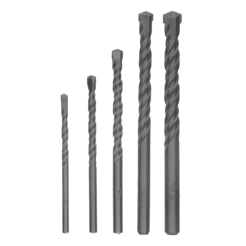 Набор сверл по бетону, 4-5-6-8-10 мм, пластиковый кейс, Matrix