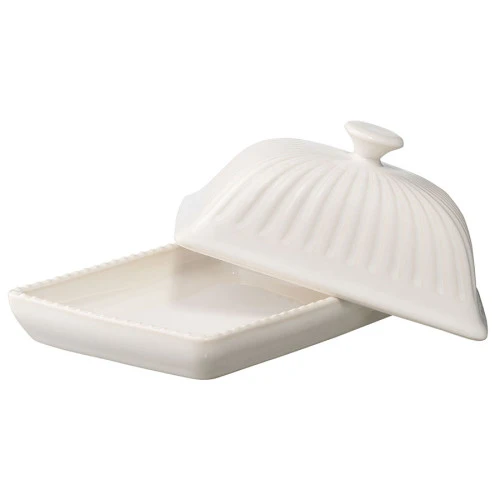 Масленка белого цвета из коллекции kitchen spirit