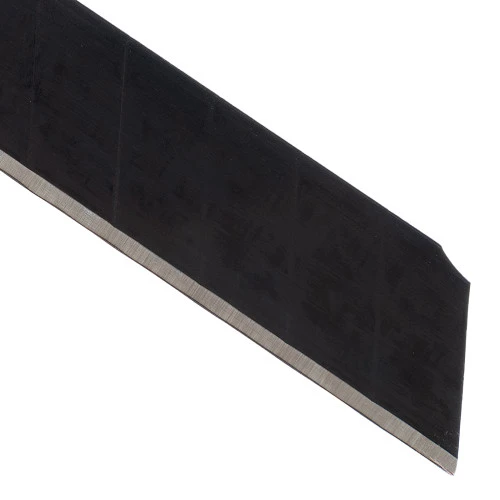 Лезвия, 18 мм, сталь SK4 - 0,5 мм, супер острые, 5 штук Denzel