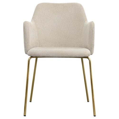 Стул dwight, фактурный шенилл, светло-бежевый