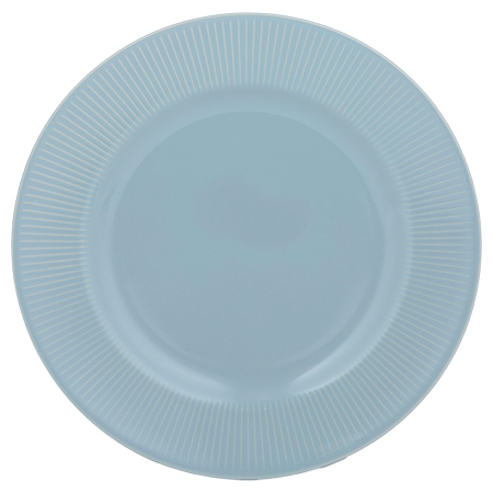 Обеденная тарелка linear 27 см синяя