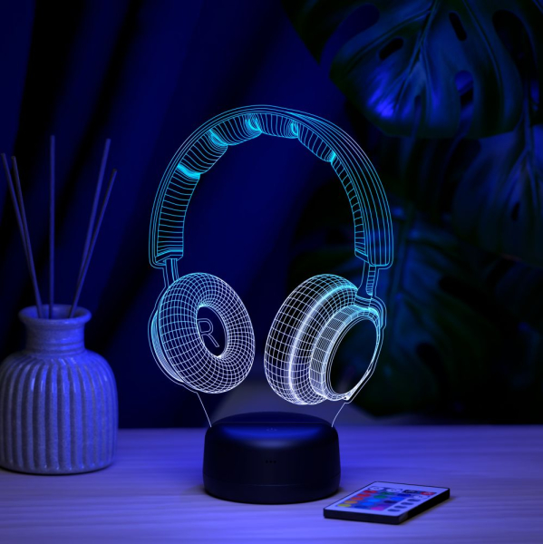 3D светильник  Светильник "Наушники"