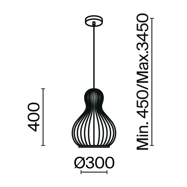 Подвесной светильник Maytoni MOD192PL-01W1