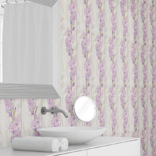 Панель ПВХ Шелк жемчужный Узор 620 2,7*0,25 STELLA Light