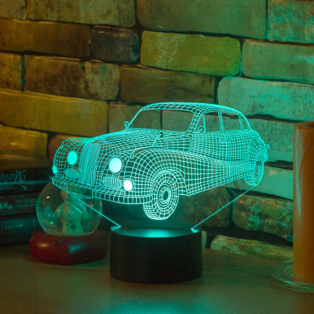 3D светильник  BMW 501 (ретро автомобиль)