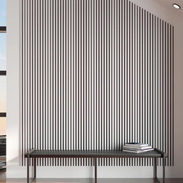 2К Панель Стеновая Акустическая Stella Comfort Standart Белый 2780х600х9 (уп.1шт.)