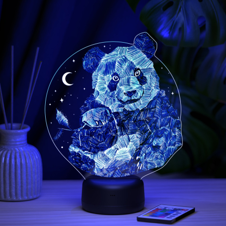 3D светильник  Светильник "Панда"